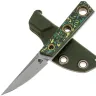 Нож PhantomTools Kwaiken micro olive сталь Cromax рукоять Chaotic Carbon Fiber