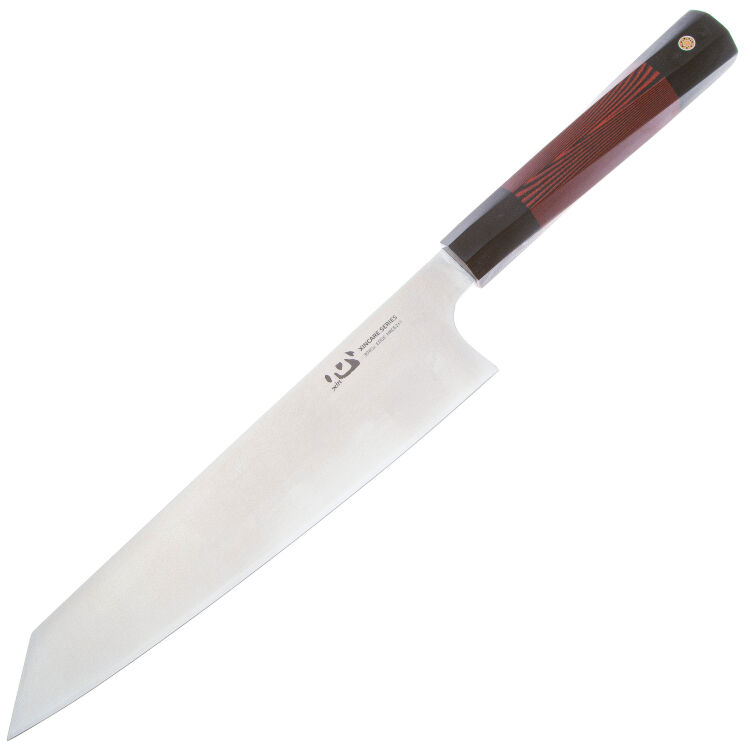 Нож кухонный Xin Cutlery Kritsuke Chef сталь 304Cu рукоять Red/Black G10 (XC102)