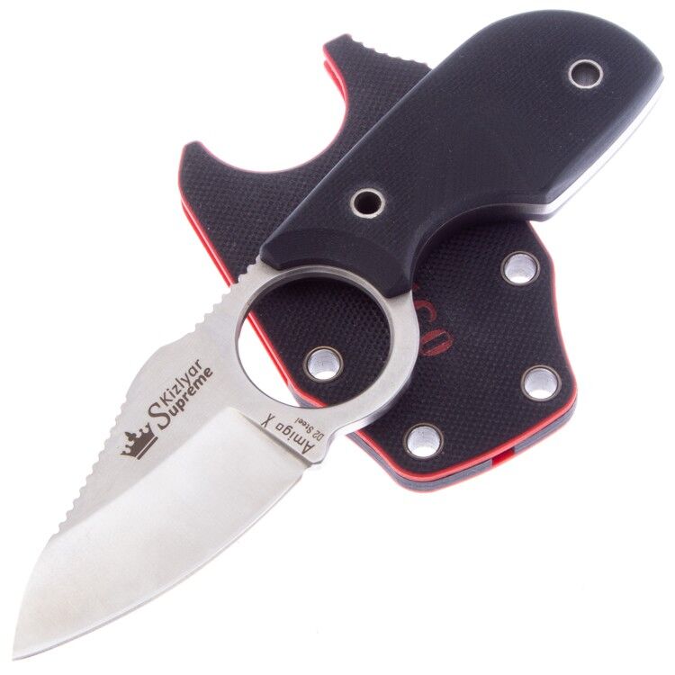 Нож Kizlyar Supreme Amigo X сталь D2 Satin рукоять Black G10
