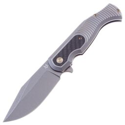 Нож Fox Eastwood Tiger сталь S90V рукоять Gray Ti/Carbon Fiber (FX-524 TiCF)