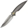 Нож Rike Knife Viper 4-A сталь M398 рукоять Dark Gray Titanium