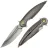 Нож Rike Knife Viper 4-A сталь M398 рукоять Dark Gray Titanium