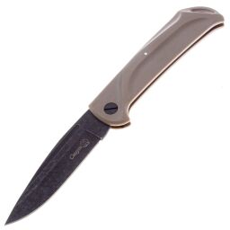 Нож Кизляр Скаут сталь AUS-8 черный рукоять АБС Песчаный (014207)