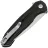 Нож CIVIVI Button Lock Kitefin satin сталь 14C28N рукоять Black Aluminum (C24091-1)