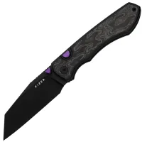Нож Kizer Wharning black сталь S45VN рукоять Black Aluminum/Norplex UltreX Micarta