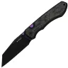 Нож Kizer Wharning black сталь S45VN рукоять Black Aluminum/Norplex UltreX Micarta
