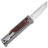 Нож Reate EXO-M Tanto satin сталь Elmax рукоять Ti/Red-Black Damascus G10