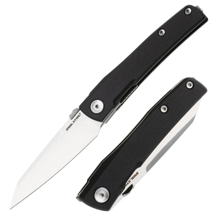 Нож Real Steel Destra stonewash сталь Nitro-V рукоять Black G10 (7221B)