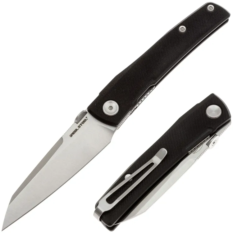 Нож Real Steel Destra satin сталь Nitro-V рукоять Black G10 (7221B)