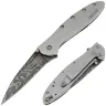 Нож Kershaw Leek Factory Second сталь Damascus рукоять Stainless steel (1660DAM XXXX)
