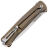 Нож Lion Steel Skinny stonewash сталь MagnaCut рукоять Bronze Titanium/Carbon Fiber (SK01 BR)