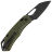 Нож SRM Cub PVD сталь 154CM рукоять Green G10