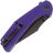 Нож Sencut Actium Blackwash сталь D2 рукоять Purple G10 (SA02D)