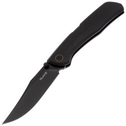 Нож Ruike P882-B black сталь 12C27 рукоять Black G10