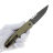 Нож Petrified Fish Ripple blackwash сталь 14C28N рукоять Khaki G10