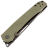 Нож Petrified Fish Ripple blackwash сталь 14C28N рукоять Khaki G10