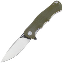 Нож Bestech Bobcat Blackwash/Satin сталь D2 рукоять Green G10 (BG22B-2)