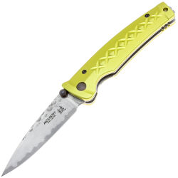 Нож Mcusta Fusion сталь Damascus рукоять Yellow Aluminium (MC-0164D)