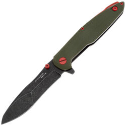 Нож Mr.Blade Convair Gen.2 LE Boba Fett blackwash сталь D2 рукоять Olive G10