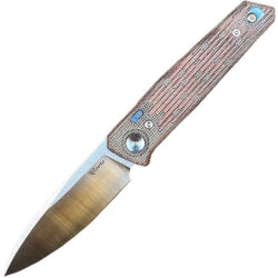 Нож Reate PL-6 satin сталь Nitro-V рукоять Red/Black Micarta