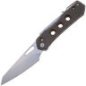 Нож WE Knife Vision R beadblast сталь CPM-20CV рукоять Tiger Stripe Flamed Titanium (WE21031-6)