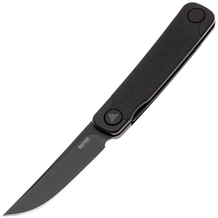 Нож SRM Enso black сталь 14C28N рукоять Black G10 (131M-GB)