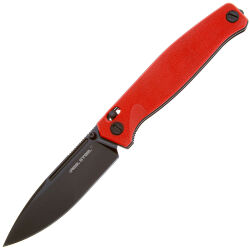 Нож Real Steel Huginn black сталь VG-10 рукоять Red G10 (7652RB)