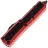 Нож Microtech Daytona S/E black сталь M390 рукоять Red Aluminum (124-1RDS)