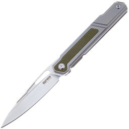 Нож SRM Fantasy сталь N690 рукоять Green G10/Ti (1421-TP)