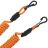 Страховочный шнур CORD с карабинами Orange