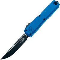 Нож Microtech Ultratech Gen III ZBP S/E black сталь M390MK рукоять Blue Aluminum (1121-1BL)