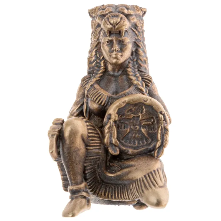 Бусина темлячная КОНТ Воительница Индианка