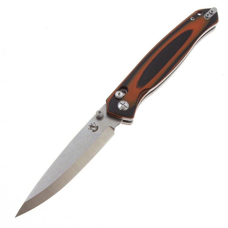 Нож SteelClaw Ёрш-01 сталь D2 рукоять Black/Orange G10 (ERW-01)