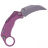 Нож Reate EXO-K stonewash сталь N690 рукоять Purple Aluminium