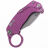 Нож Reate EXO-K stonewash сталь N690 рукоять Purple Aluminium