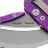 Нож Reate EXO-K stonewash сталь N690 рукоять Purple Aluminium