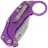 Нож Reate EXO-K stonewash сталь N690 рукоять Purple Aluminium