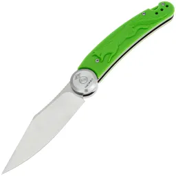 Нож Перемен Лисичка satin 8Cr14MoV рукоять Green FRN