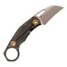 Нож Real Steel Shade сталь D2 рукоять Black G10/Bronze (7915)