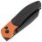 Нож Vosteed Thornton blackwash сталь 14C28N рукоять Orange/Black G10
