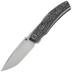 Нож WE Knife Swordfin beadblast сталь CPM-20CV рукоять Aluminum Foil CF/Gray Titanium (WE23067-3)