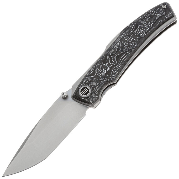 Нож WE Knife Swordfin beadblast сталь CPM-20CV рукоять Aluminum Foil CF/Gray Titanium (WE23067-3)