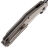 Нож Vanguard Atomic blackwash сталь M390 рукоять Pearl Bronze Titanium