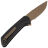 Нож Reate PL-XF bronze PVD сталь Nitro-V рукоять Black Aluminium