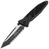 Нож Microtech SOCOM Elite T/E Serrated black сталь M390 рукоять Black Aluminium (161-3T)