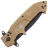 Нож Extrema Ratio Glauca J1 black сталь N690 рукоять Desert Aluminium