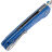 Нож Petrified Fish Ripple satin сталь 14C28N рукоять Blue G10