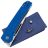 Нож Petrified Fish Ripple satin сталь 14C28N рукоять Blue G10