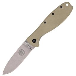 Нож ESEE Zancudo Stonewash сталь D2 рукоять Tan GFN (BRKR2DT)