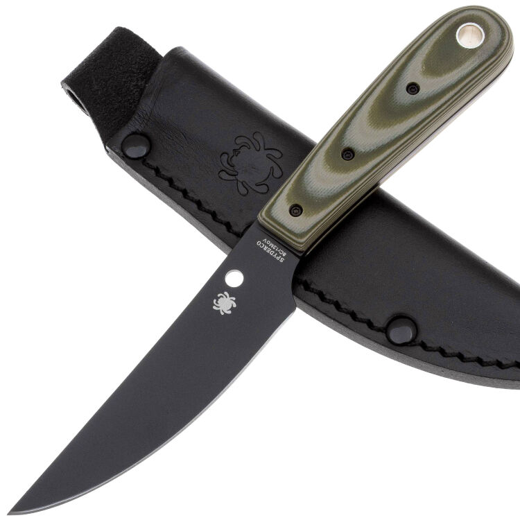 Нож Spyderco Bow River Black cталь 8Cr13MoV рукоять OD Green G10 (FB46GPODBK)
